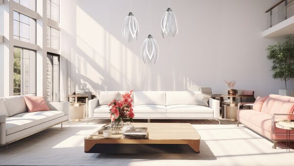 Designové svítidlo L-SNO-02B, Varianta Stříbrné