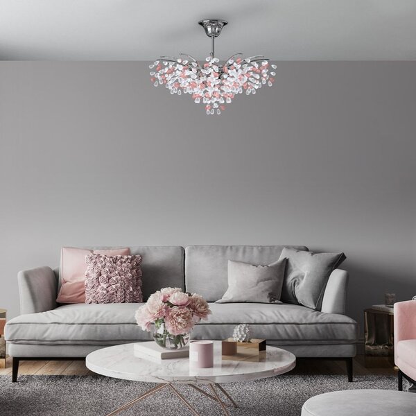 Lustr designový L-GRA-01NI COLOR, Varianta Modrá-bílá