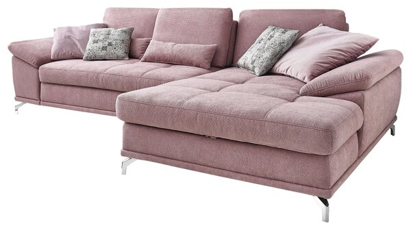 ROHOVÁ SEDAČKA, textil, šeříková Sit & More - Sedací soupravy, Online Only