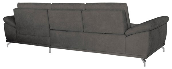 ROHOVÁ SEDAČKA, textil, šedá Sit & More - Sedací soupravy, Online Only