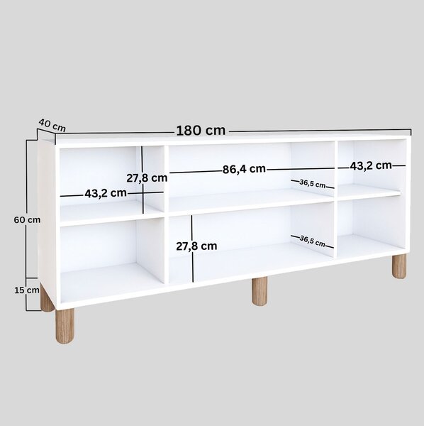 Skříňka Bohsody K (bílá). Akce -14%