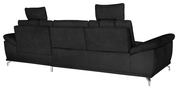 ROHOVÁ SEDAČKA, textil, černá Sit & More - Sedací soupravy, Online Only