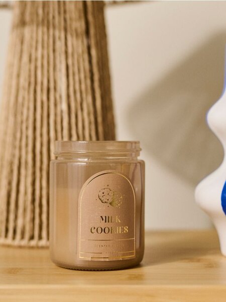Sinsay - Vonná svíčka Milk Cookies - béžová