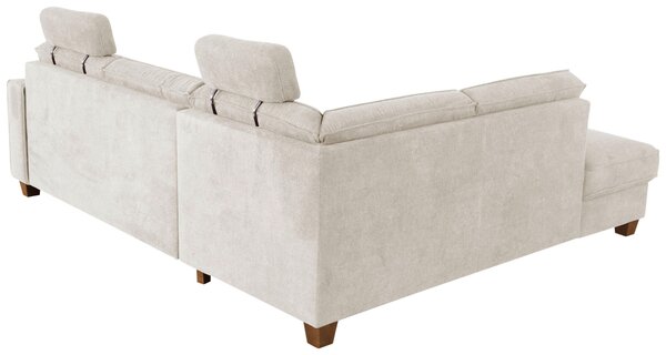 ROHOVÁ SEDAČKA, textil, krémová Sit & More - Sedací soupravy, Online Only