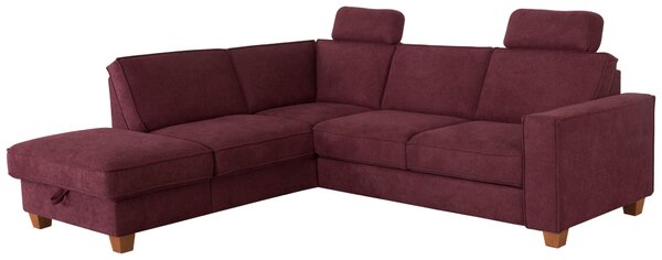 ROHOVÁ SEDAČKA, textil, tmavě červená Sit & More - Sedací soupravy, Online Only