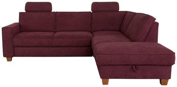 ROHOVÁ SEDAČKA, textil, tmavě červená Sit & More - Sedací soupravy, Online Only