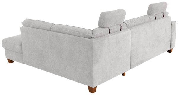 ROHOVÁ SEDAČKA, textil, barvy stříbra Sit & More - Sedací soupravy, Online Only
