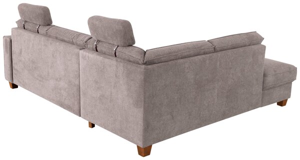 ROHOVÁ SEDAČKA, textil, šedohnědá Sit & More - Sedací soupravy, Online Only