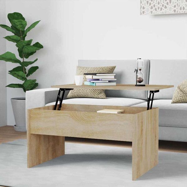 VidaXL Konferenční stolek 80 x 50,5 x 41,5 cm kompozitní dřevo [809642] Barva: dub sonoma