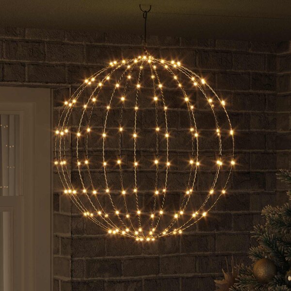 VidaXL Koule 60 x 60 x 62 cm Kov 192 LED [42019108] Barva: Studená bílá
