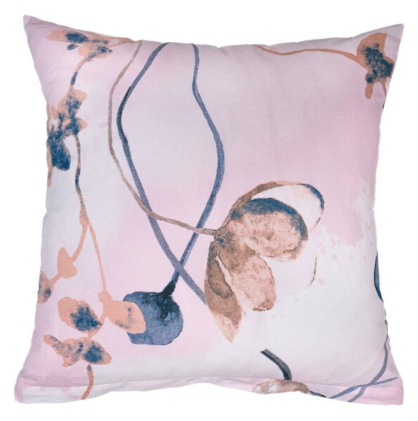 Krepové povlečení Bloom elegance pudrové 200x200, 2x 70x90 cm