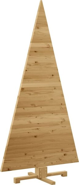 VidaXL Vánoční stromy Přírodní 180 cm Masivní borovicové dřevo [42016713] Barva: Přírodní (bez povrchové úpravy)