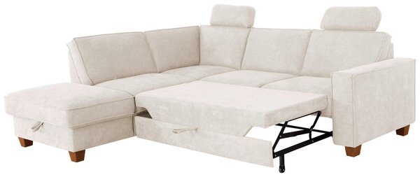 ROHOVÁ SEDAČKA, textil, krémová Sit & More - Sedací soupravy, Online Only