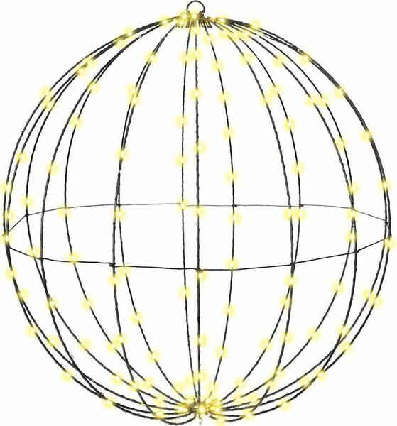 VidaXL Koule 60 x 60 x 62 cm Kov 192 LED [42019108] Barva: Studená bílá