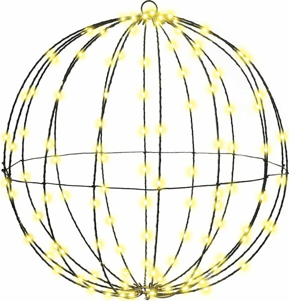 VidaXL Koule 2 ks 50 x 50 x 52 cm Kov 320 LED [42019111] Barva: Studená bílá