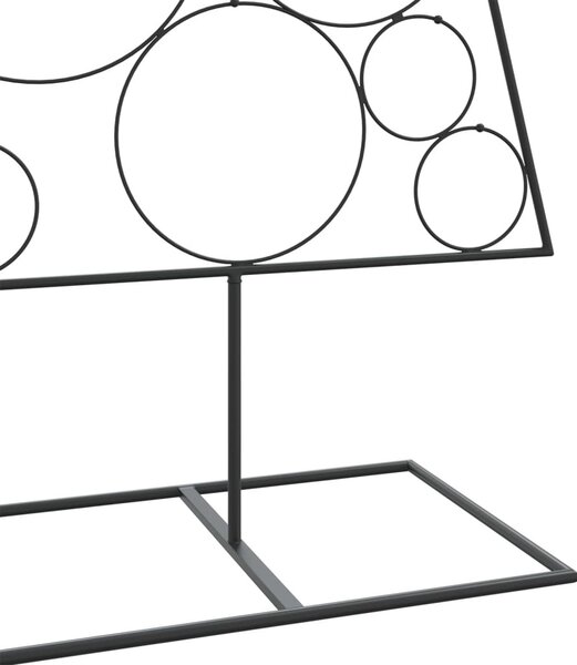 VidaXL Kovový vánoční stromeček pro dekorace 180 cm [4018958] Barva: Černá