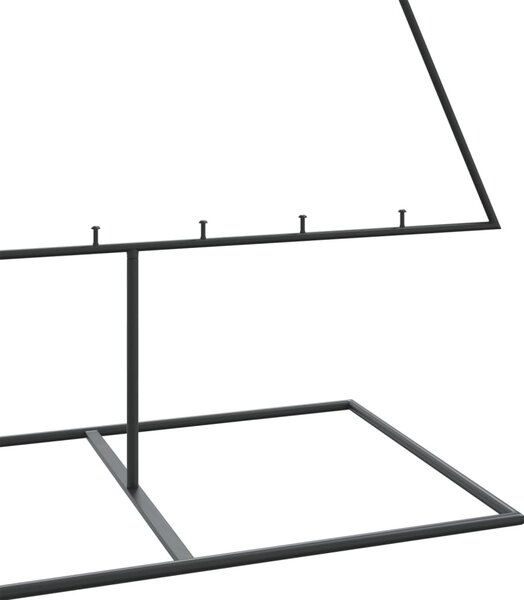 VidaXL Kovový vánoční stromeček pro dekorace 210 cm [4018953] Barva: Černá