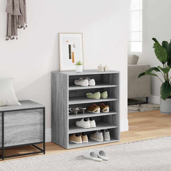 VidaXL Botník 60 x 35 x 70 cm kompozitní dřevo [862683] Barva: Bílá