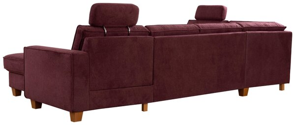 SEDACÍ SOUPRAVA, textil, tmavě červená Sit & More - Sedací soupravy, Online Only