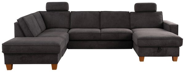 SEDACÍ SOUPRAVA, textil, tmavě šedá Sit & More - Sedací soupravy, Online Only