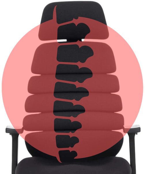 MERCURY kancelářská židle SPINE černá s PDH