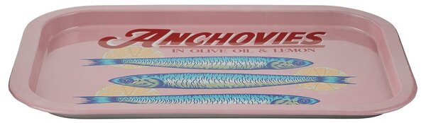 ANCHOVIES Podnos 20 x 30 cm - růžová