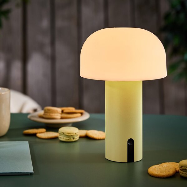 MUSHROOM Venkovní lampa - žlutá