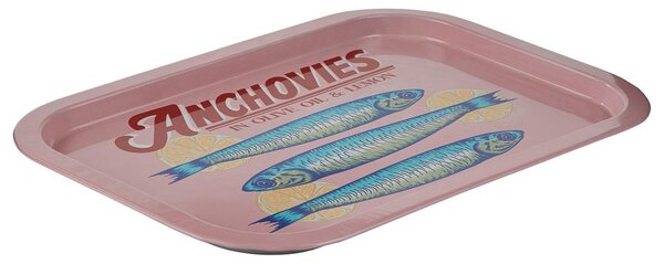 ANCHOVIES Podnos 20 x 30 cm - růžová