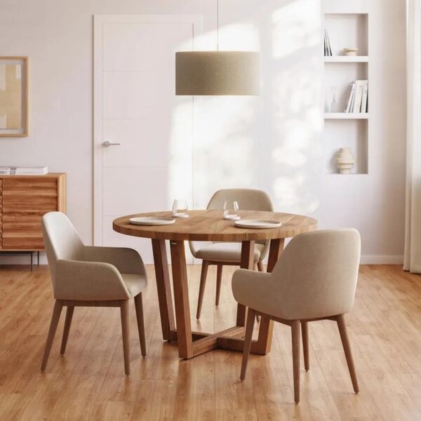 Béžové stínidlo Kave Home Nazli 50 cm