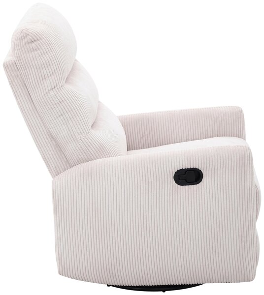 RELAXAČNÍ KŘESLO, kov, textil, béžová Carryhome - Relaxační křesla