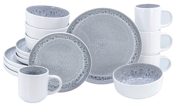 KOMBINOVANÁ SOUPRAVA 16dílné kamenina Creatable - Online Only nádobí, Online Only