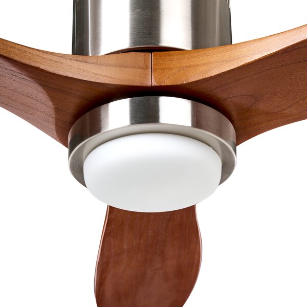 Stropní ventilátor se světlem PIAYE s dálkovým ovládáním LED Hnědá
