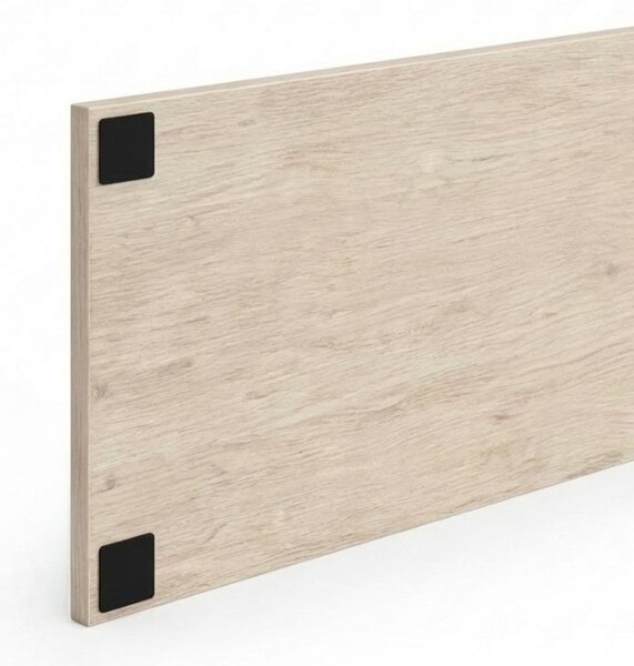 Kancelářský psací stůl s úložným prostorem BLOCK B03, 180x80 cm, bílá/grafit