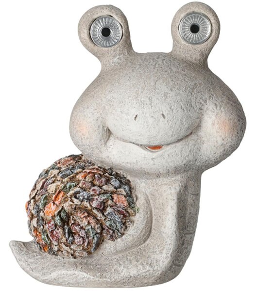Zahradní solární figurka z polyresinu Bob, 31 cm, vícebarevná