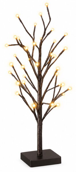 Dekorativní LED stromek černý 60 cm, 24 LED