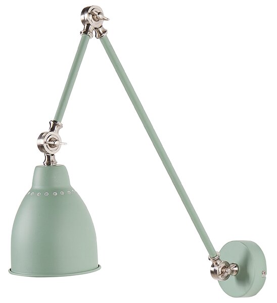 Nástěnná lampa MISSISSIPPI Nastavitelná Kov Světle zelená