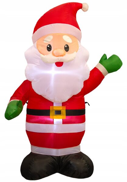 Nafukovací Santa Claus s LED osvětlením 125 cm