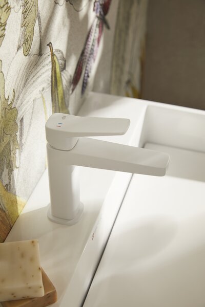 KFA Armatura Malaga White umyvadlová baterie stojící bílá 4522-815-44