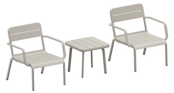Zahradní stohovatelný set JOY TAUPE Exteriér | Zahradní sedací sestavy