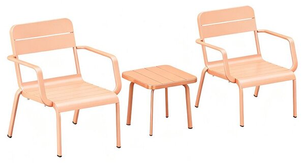 Zahradní stohovatelný set JOY ORANGE Exteriér | Zahradní sedací sestavy