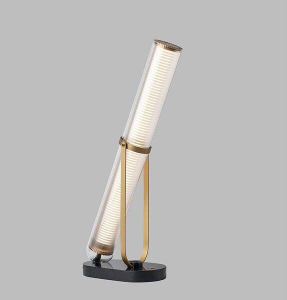 Stolní lampa DCW, Zlatá / mosazná, Obývací pokoj, Sklo