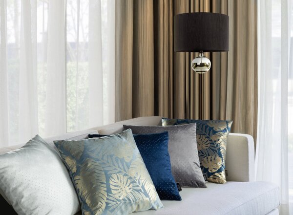 Stojící lampa se stínítkem CAROLINE černá