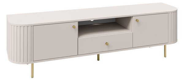 Moderní TV skříňka Lento 181 cm s šuplíkem - pískově béžová