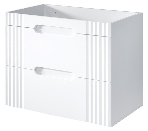 Koupelnová skříňka pod umyvadlo FIJI WHITE 80 cm