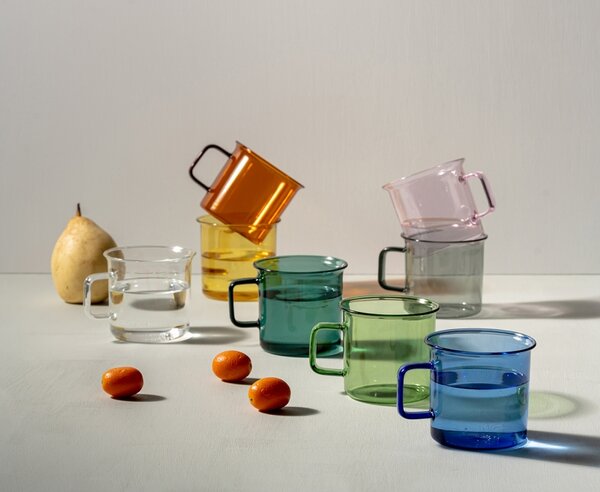 Muurla Hrnek Glass 0,35l, zelený
