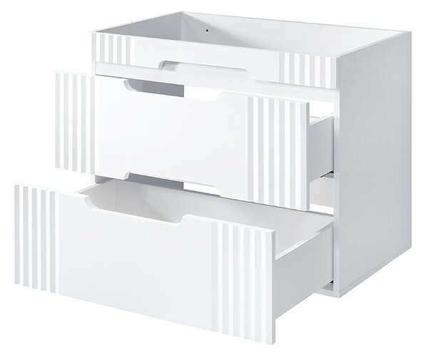 Koupelnová skříňka pod umyvadlo FIJI WHITE 80 cm