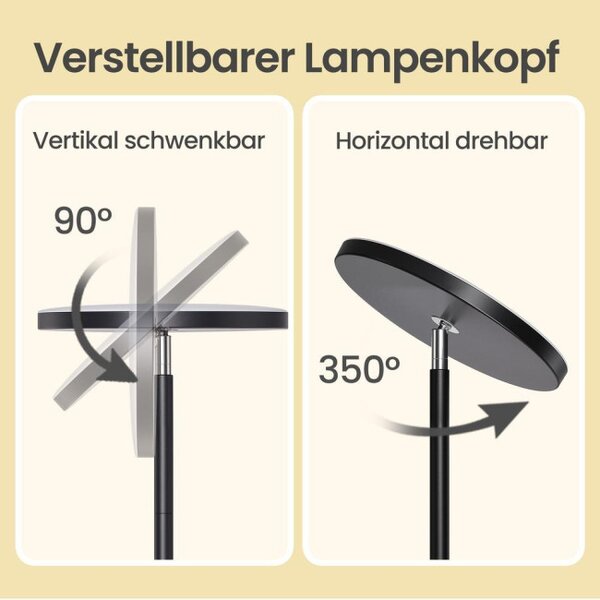 LED stojací lampa s dálkovým ovládáním LFLB35018BD02