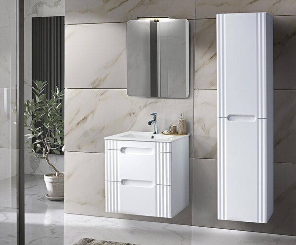Koupelnová skříňka pod umyvadlo FIJI WHITE 60 cm