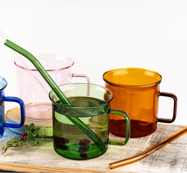Muurla Hrnek Glass 0,35l, zelený