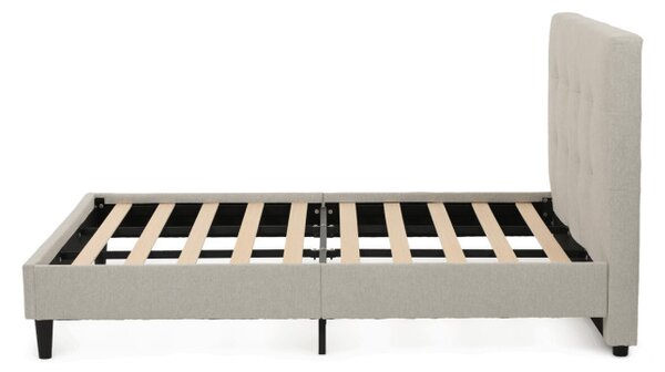 Manželská postel béžová 180x200 cm BED-M180 CRM2